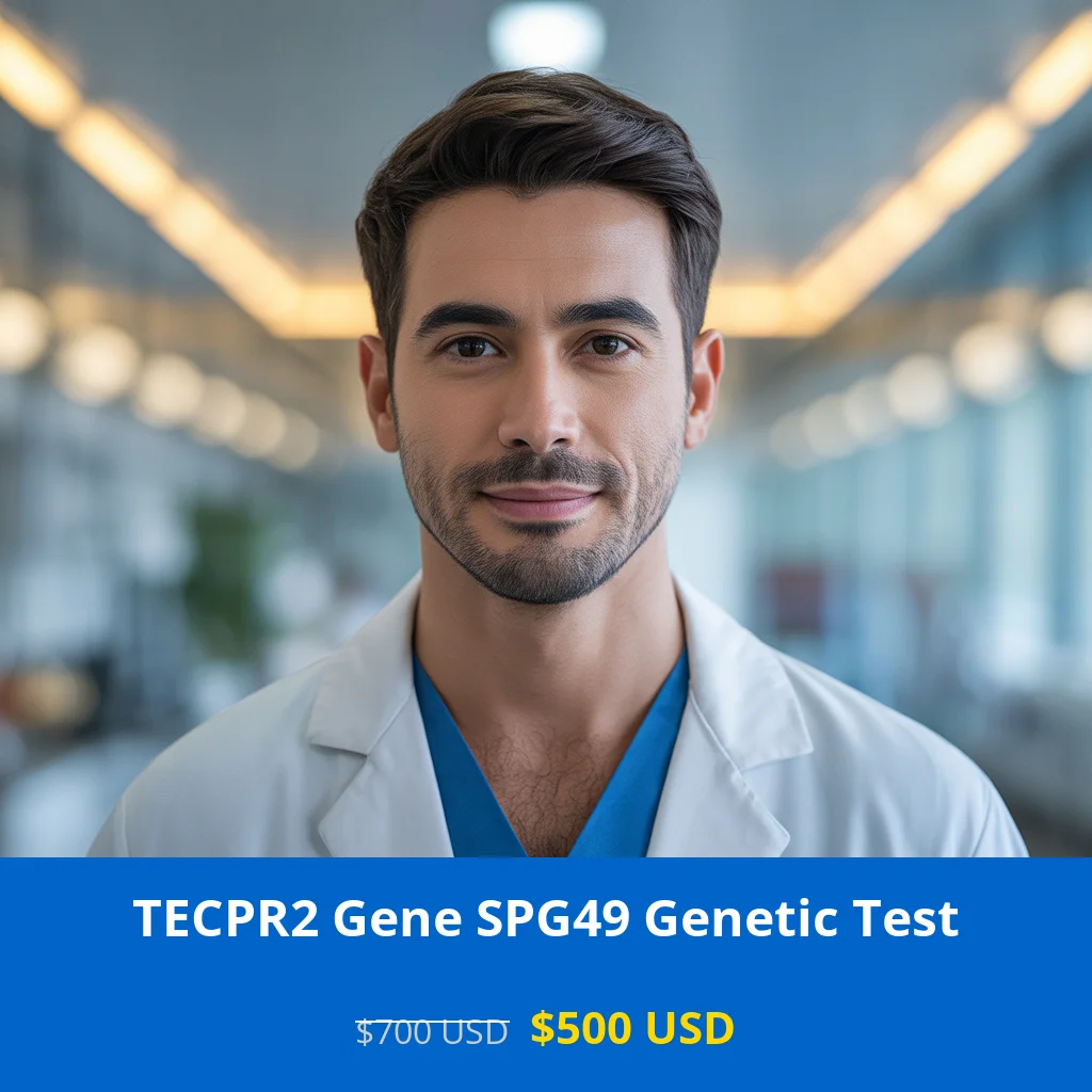 Get comprehensive TECPR2 Gene SPG49 NGS Genetic DNA testing for hereditary spastic paraplegia in USA for only $500. Advanced neurological disorder screening available in New York