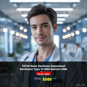 TECTA Gene Deafness Autosomal Dominant Type 12 NGS Genetic DNA Test - $500 USA | Comprehensive Hearing Loss Genetic Testing