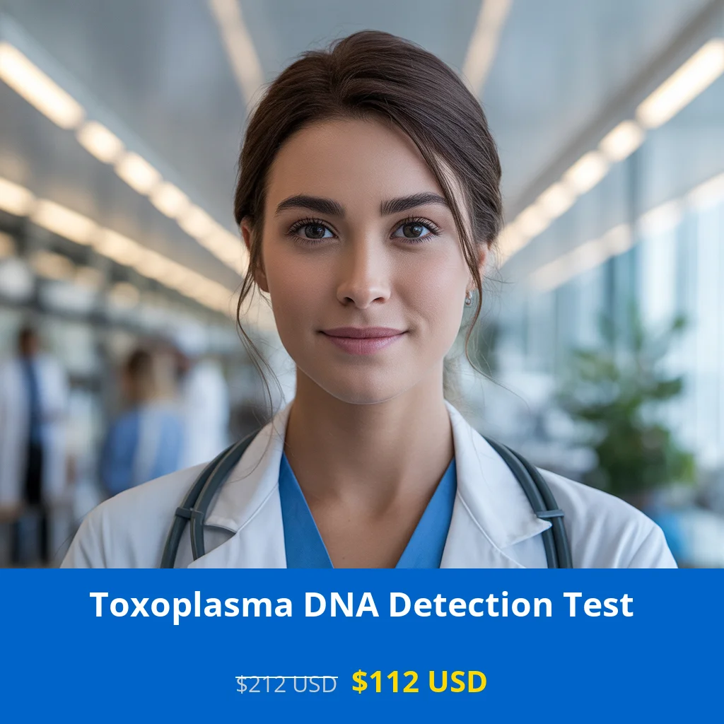 Get accurate Toxoplasma DNA Detection Test for $112 USD in USA. Advanced PCR testing detects toxoplasmosis infection in blood