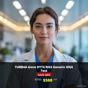 TUBB4A Gene DYT4 NGS Genetic DNA Test USA $500 | Dystonia Genetic Testing & Diagnosis