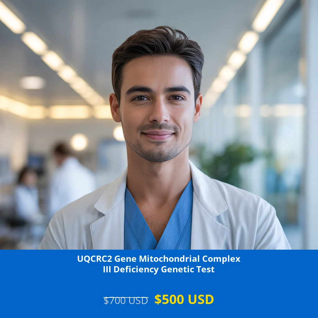 Get comprehensive UQCRC2 Gene Mitochondrial Complex III Deficiency NGS Genetic DNA Test for only $500 in USA. Early detection of rare mitochondrial disorders through advanced NGS technology. Available in New York
