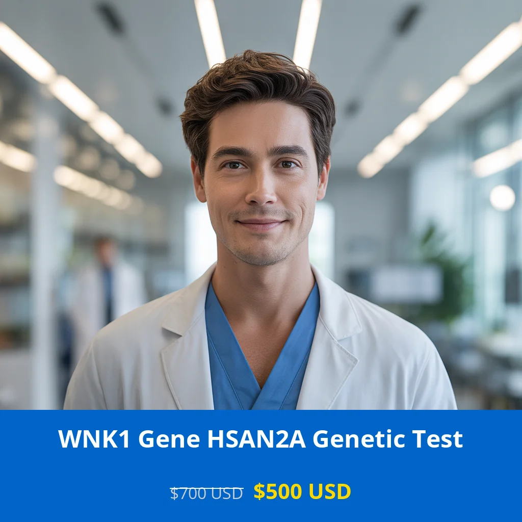 Get comprehensive WNK1 Gene HSAN2A NGS Genetic DNA testing for hereditary sensory neuropathy type 2A. Advanced NGS technology detects mutations causing neurological disorders. Book your $500 USD test today at GGC DNA with locations across major US cities including New York