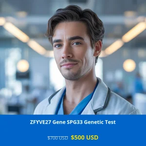 Get comprehensive ZFYVE27 Gene SPG33 NGS Genetic DNA testing for hereditary spastic paraplegia in USA. Advanced NGS technology detects SPG33 mutations with 99.9% accuracy. Available in New York